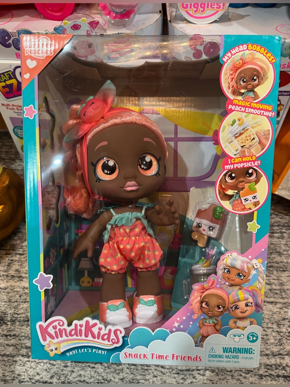 Kindi Kids NWT NIB Summer Peaches Snack Time Friend 2020 VHTF Collectors Edition